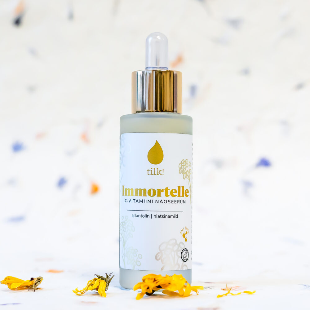 Immortelle Face Serum with Vitamin C, Allantoin, and Niacinamide - Image 4